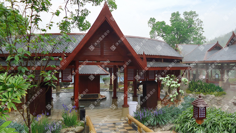温泉度假村设计,温泉景观设计