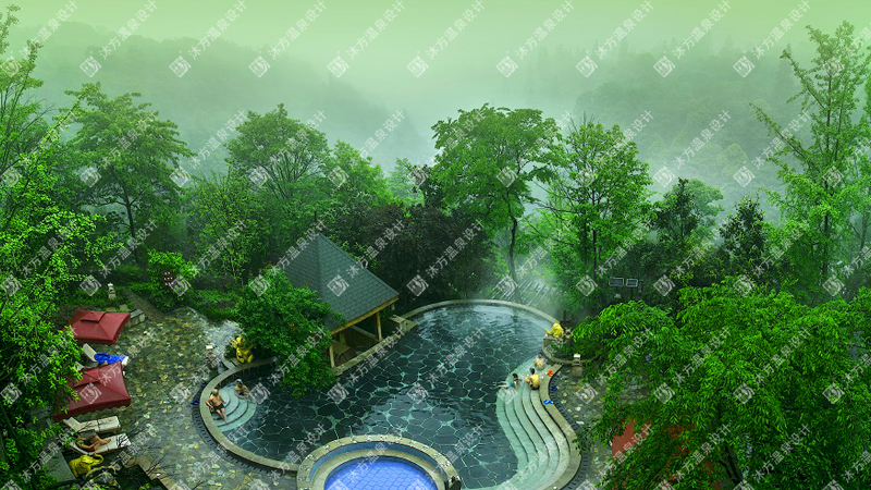 温泉泡池设计,温泉SPA设计